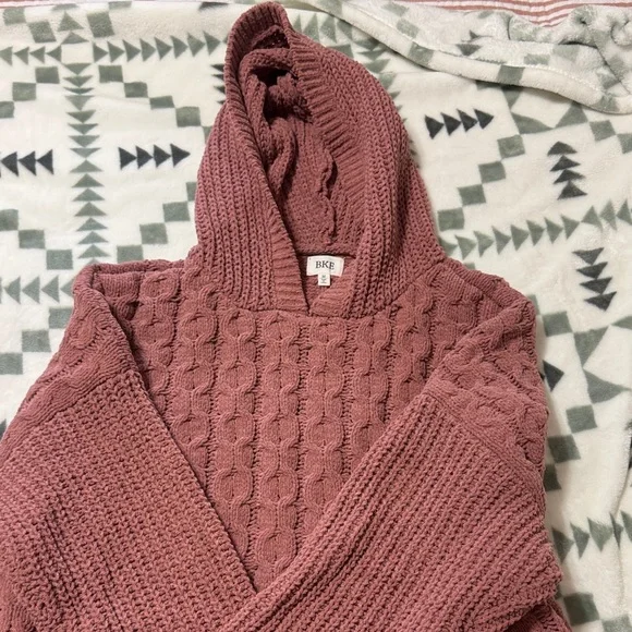 BKE Mauve Cowl Neck Sweater - Picture 2 of 3